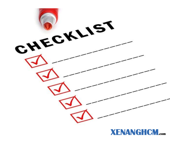 Checklist xe nâng điện